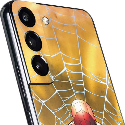 Marvel Spiderman Web Shooting Galaxy S22 Plus Skin